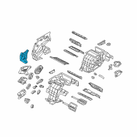 OEM 2013 Hyundai Equus Mode Actuator Diagram - 97154-3M000