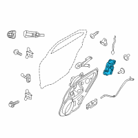 OEM Mercury Latch Assembly Diagram - 6E5Z-5426413-AA