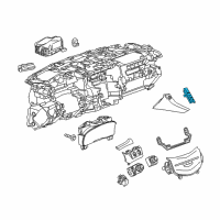 OEM Cadillac Escalade Combo Switch Diagram - 84109290