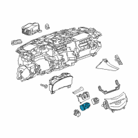 OEM 2020 Cadillac Escalade Headlamp Switch Diagram - 84154107