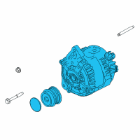 OEM Ford Mustang Alternator Diagram - GR3Z-10346-H