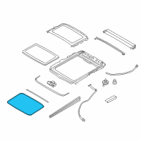 OEM 2004 BMW X3 Surrounding Seal Diagram - 54-10-7-430-946