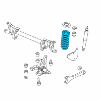 OEM Ford F-250 Super Duty Coil Spring Diagram - 5C3Z-5310-BA