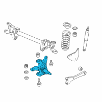 OEM 2021 Ford F-250 Super Duty Knuckle Diagram - HC3Z-3105-C