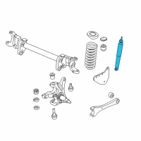 OEM 2018 Ford F-350 Super Duty Shock Diagram - HC3Z-18124-C