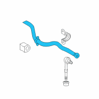 OEM 2010 Toyota RAV4 Stabilizer Bar Diagram - 48812-0R010