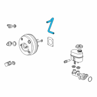 OEM GMC Sierra Hose-Power Brake Booster Vacuum Diagram - 15857682