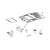 OEM 2020 Toyota Sequoia Sunroof Switch Diagram - 84862-0C010-B0