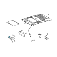 OEM 2022 Toyota Sequoia Sunroof Switch Diagram - 84862-0C010-B0