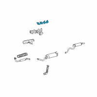 OEM 1997 Lexus SC400 Gasket, Exhaust Manifold To Head Diagram - 17173-50021