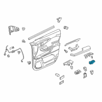 OEM 2020 Honda Pilot Switch Assembly, Power Window Master Diagram - 35750-TG7-A01