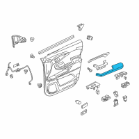 OEM 2018 Honda Ridgeline Arm As Left, Front (Thread Red) Diagram - 83552-T6Z-A01ZA