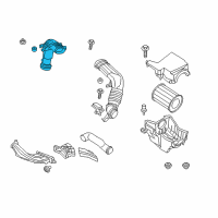 OEM Ford Escape Inlet Duct Diagram - GV6Z-9C623-A