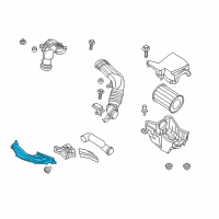 OEM Ford Inlet Duct Diagram - CV6Z-9A624-A