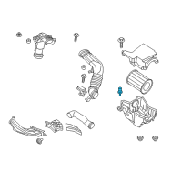 OEM Lincoln Upper Cover Insulator Diagram - CJ5Z-9B929-A