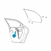 OEM Mercury Sable Regulator Diagram - YF1Z-5427008-A
