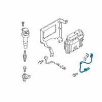 OEM Hyundai Sensor-Crankshaft Position Diagram - 39180-2B030