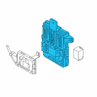 OEM 2013 Hyundai Santa Fe Instrument Panel Junction Box Assembly Diagram - 91950-B8520