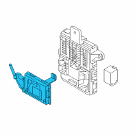 OEM 2015 Hyundai Santa Fe Sport Brake Control Module And Receiver Unit Assembly Diagram - 95400-4Z200