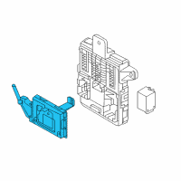 OEM Hyundai Santa Fe Sport Brake Control Module And Receiver Unit Assembly Diagram - 95400-4Z130