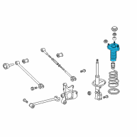 OEM 2012 Toyota Highlander Strut Mount Diagram - 48760-48051