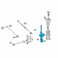 OEM 2012 Toyota Highlander Strut Diagram - 48530-A9740