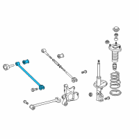 OEM 2014 Toyota Venza Front Arm Diagram - 48710-48060