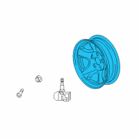 OEM Dodge Ram 2500 Steel Wheel Diagram - ZZ23S4AAC