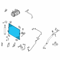 OEM 2012 Infiniti M56 CONDENSER ASY Diagram - 92110-1MA0A