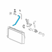 OEM 2005 Chevrolet Cobalt Charging Air Cooler Coolant Hose Diagram - 22731576