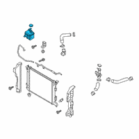 OEM 2017 Kia Soul Reservoir Assembly-Radiator Diagram - 25430B2300