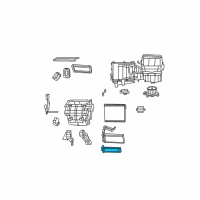 OEM 2018 Ram ProMaster 2500 Heater-Cab Diagram - 5191742AB