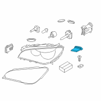 OEM BMW Headlight Driver Module, Xenon Lights Diagram - 63-11-7-316-213