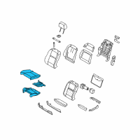 OEM 2010 BMW X6 Sports Seat Upholstery Parts, Leather Diagram - 52-10-7-277-567