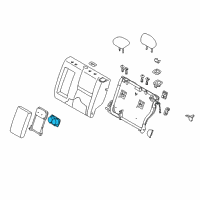 OEM Nissan Rogue Sport Insert-Cup Holder Diagram - 88775-6MA0A