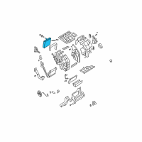 OEM 2011 Hyundai Azera Core & Seal Assembly-Evaporator Diagram - 97140-3K001