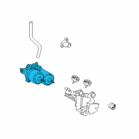 OEM 2016 Toyota Prius C Pump Assembly Diagram - 47070-52020