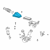 OEM 2008 Acura TL Cover, Air Cleaner Diagram - 17211-RDA-A10