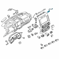 OEM 2020 Ford F-150 Courtesy Lamp Diagram - JL3Z-14A411-A