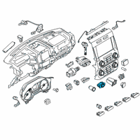 OEM Ford F-150 Headlamp Switch Diagram - FL3Z-11654-DA