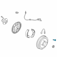 OEM 2014 Chevrolet Spark Drum Screw Diagram - 94520093