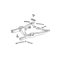 OEM 1985 Chevrolet Astro Transfer Case Mount Diagram - 15596461