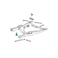 OEM 1985 Chevrolet Astro Engine Mount Diagram - 15522293