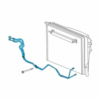 OEM Chrysler Tube-Oil Cooler Diagram - 4598005AF