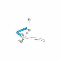 OEM 2005 Chevrolet Trailblazer Stabilizer Bar Diagram - 15159598