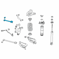 OEM Lexus IS200t Rear Upper Control Arm Assembly No.1 Diagram - 48770-30151