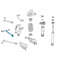 OEM Lexus RC300 Link Sub-Assy, Toe Control Diagram - 48706-30050