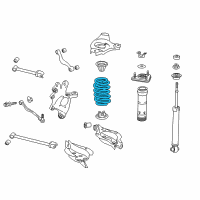 OEM Lexus RC300 Spring, Coil, Rear Diagram - 48231-24320