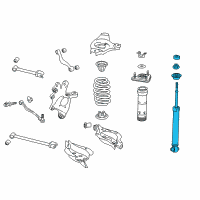 OEM 2021 Lexus RC300 ABSORBER Assembly, Shock Diagram - 48530-80889