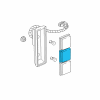 OEM Chevrolet Silverado 3500 Lens Diagram - 12474501